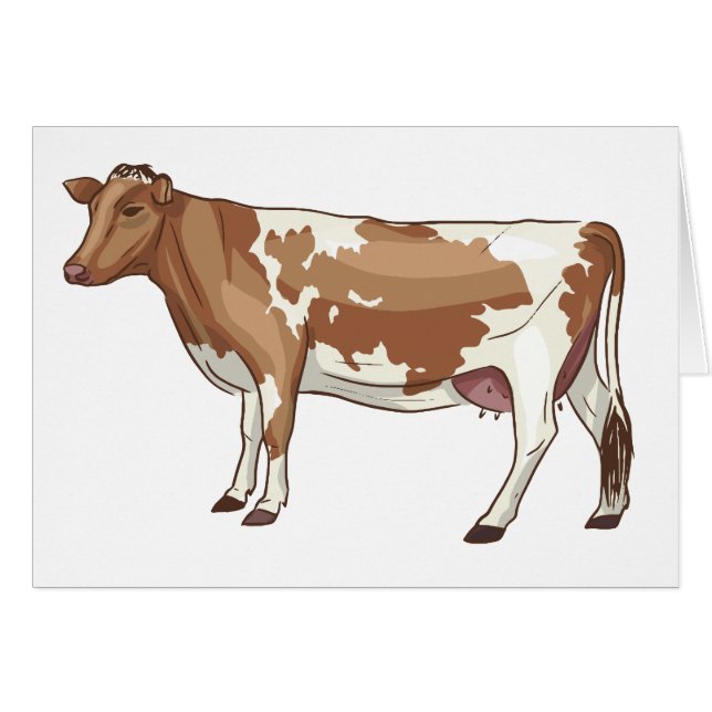 Farmer Hello, Miss You, Thinking of You Love Cow (Front Horizontal)