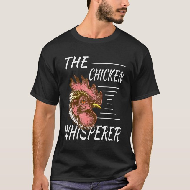 Farmer Idea For Chicken Owner Backyard Farming T-Shirt (Front)