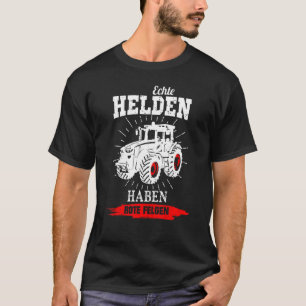 Farmer Idea Tractor Red Rims Farmer T-Shirt