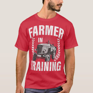 Farmer in Training Farm Cattle Animal Farming  T-Shirt
