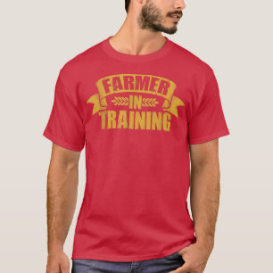 Farmer In Training Farm Field Agriculture Tractor T-Shirt
