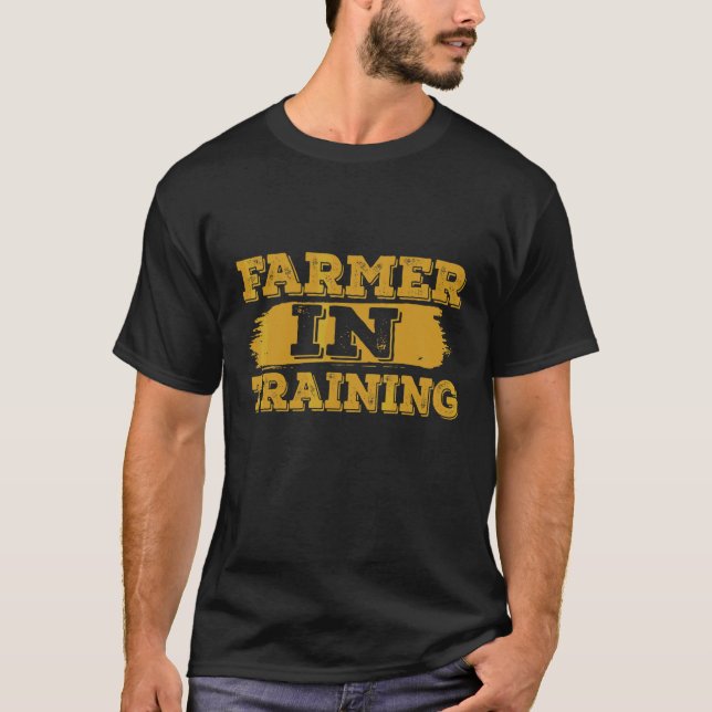 Farmer In Training Farm Son Kids T-Shirt (Front)