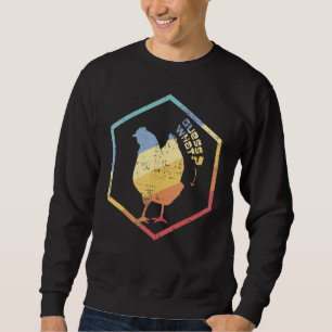 Farmer Joke Guess What Chicken Butt Design Sweatshirt