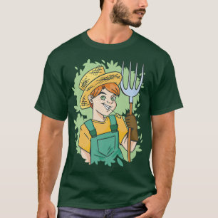 Farmer Kid Boy Farm Guy T-Shirt
