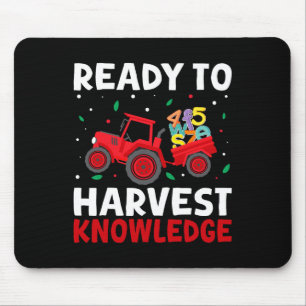 Farmer Kids Back To School Teacher Farming Tractor Mouse Mat