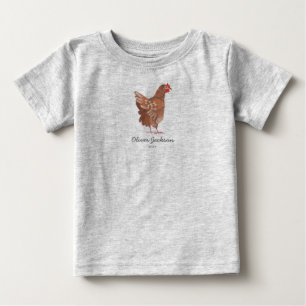 Farmer Market Rooster Baby Boy T-shirt