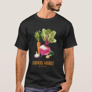 Farmer Market Vegetables Buy Local Fresh Produce A T-Shirt