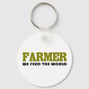 Farmer Occupation Keychain