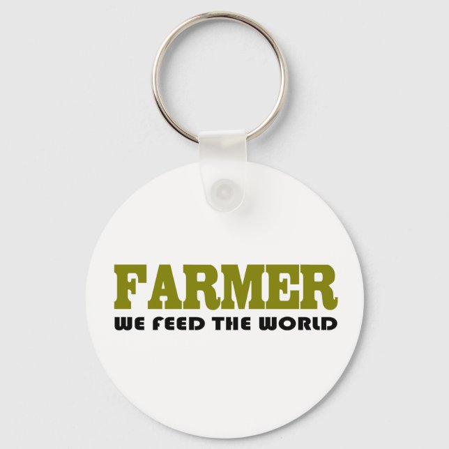 Farmer Occupation Keychain (Front)