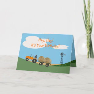 Farmer Birthday Cards | Zazzle UK