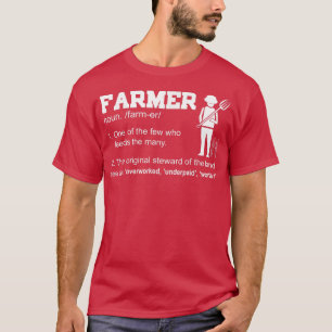 Farmer One Of Few Who Feeds The Many Farming Ranch T-Shirt