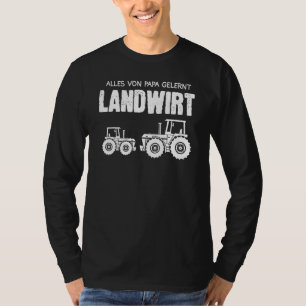 Farmer Papa Son Tractor Farm Tractor T-Shirt