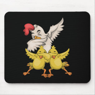 Farmer Poultry Family Animal Dabbing Farm Bird Chi Mouse Mat