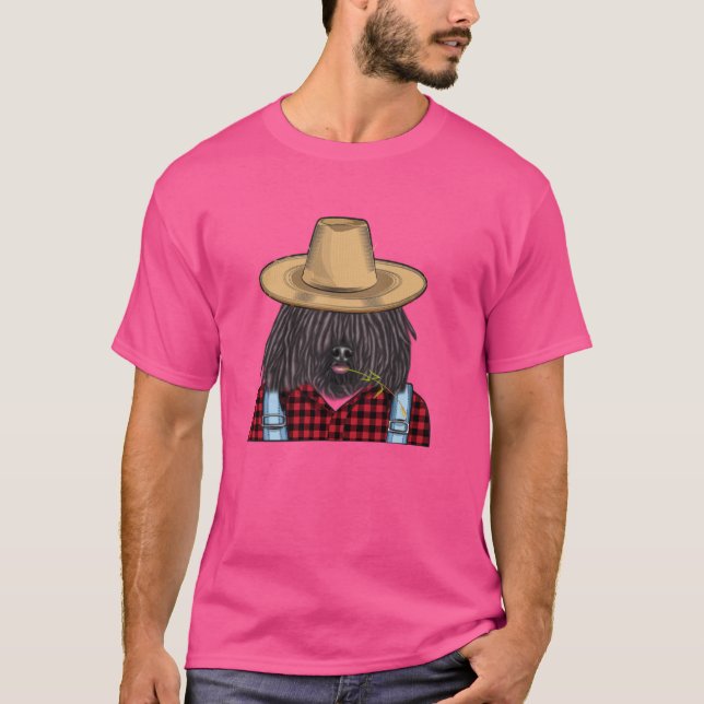 Farmer Pulik Farming Dog T-Shirt (Front)