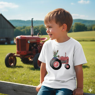 Farmer Riding A Tractor T-Shirt
