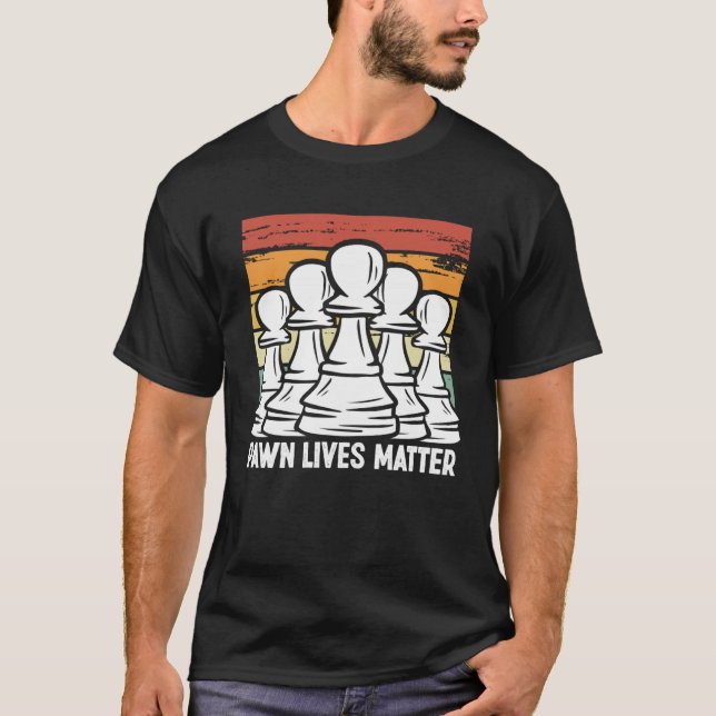 Farmer s life is important for chess players T-Shirt (Front)