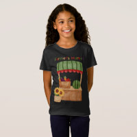 Farmer’s Market Cute Veggie Stand Kids T-Shirt