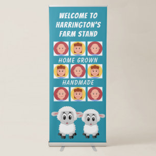 Farmer’s Market Product Photos Templates Retractable Banner