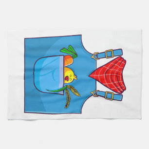 Farmer Simple Cute Farm Tea Towel