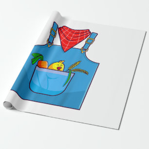Farmer Simple Cute Farm Wrapping Paper