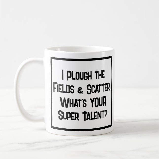 Farmer Super Talent. Coffee Mug (Left)