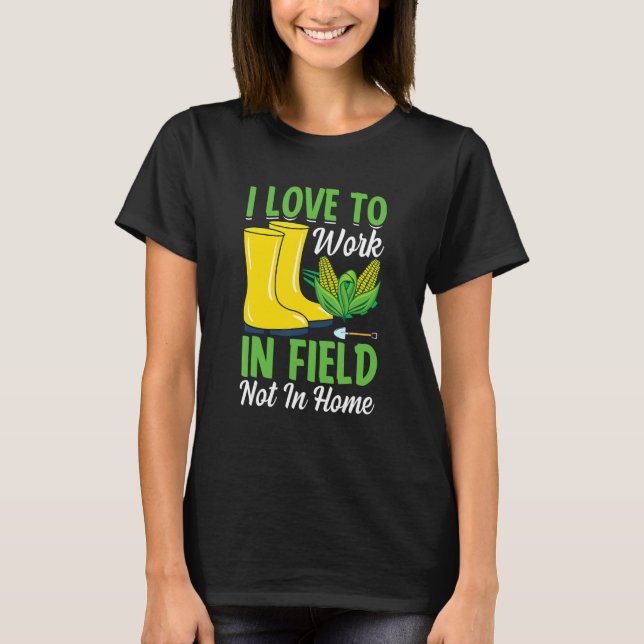 Farmer Tractor Farming Quote For Farmers T-Shirt (Front)