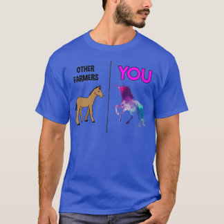 Farmer Unicorn  T-Shirt