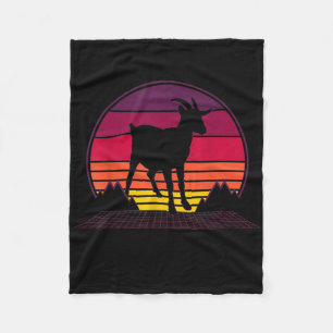 Farmer Vintage Retro Funny Farm Animal Gift Fleece Blanket