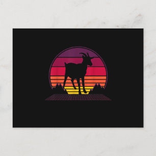 Farmer Vintage Retro Funny Farm Animal Gift Holiday Postcard