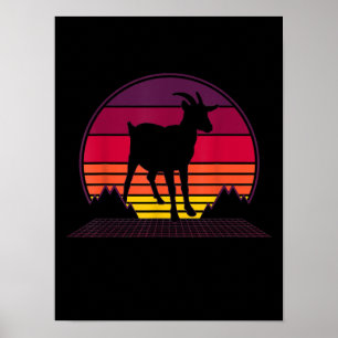Farmer Vintage Retro Funny Farm Animal Gift Poster