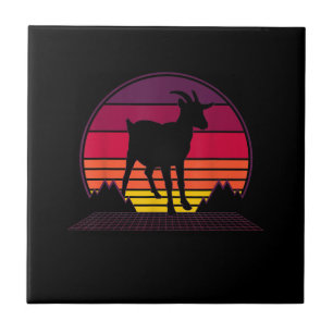 Farmer Vintage Retro Funny Farm Animal Gift Tile
