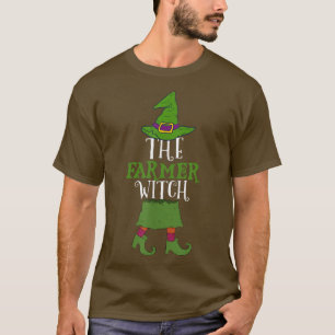 Farmer Witch Matching Family Group Halloween Party T-Shirt
