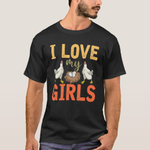 Farmer Women Men Bird Farm Animal Chicken T-Shirt