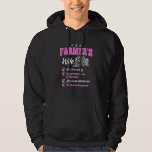 Farmer Women Wife Of A Farmer Rancher _4 Hoodie