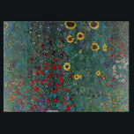 Farmergarden w Sunflower by Klimt, Vintage Flowers Cutting Board<br><div class="desc">Farmergarden with Sunflower (1905/06) by Gustav Klimt is a vintage Victorian Era Symbolism fine art floral painting. A nature scene with a variety of flowers and sunflowers in a garden on a farm. About the artist: Gustav Klimt (1862-1918) was an Austrian Symbolist painter and one of the most prominent members...</div>