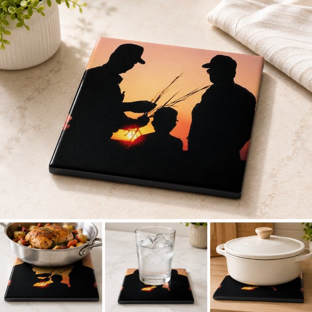 Farmers and Sunset Tile (Farmers and Sunset Tile)