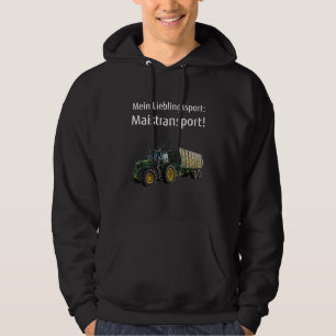 Farmers Corn Chopping Farmers Agriculture Corn Tra Hoodie