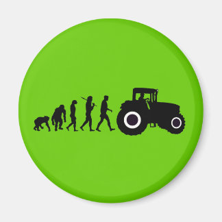 Farmers Evolution of Farming Farm Tractor Drivers Magnet