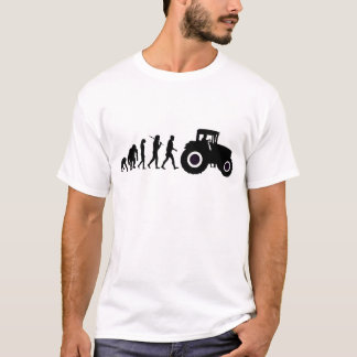 Farmers Evolution of Farming Farm Tractor Drivers T-Shirt