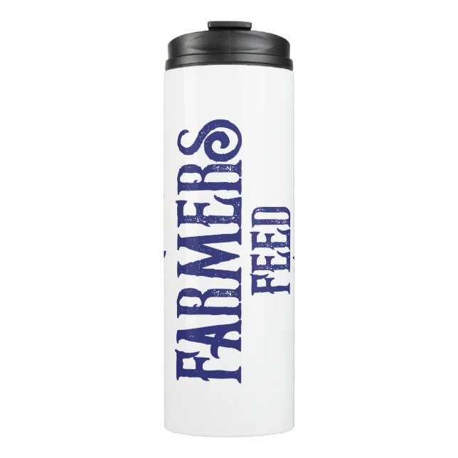 Farmers Feed America Travel Mug (Front)