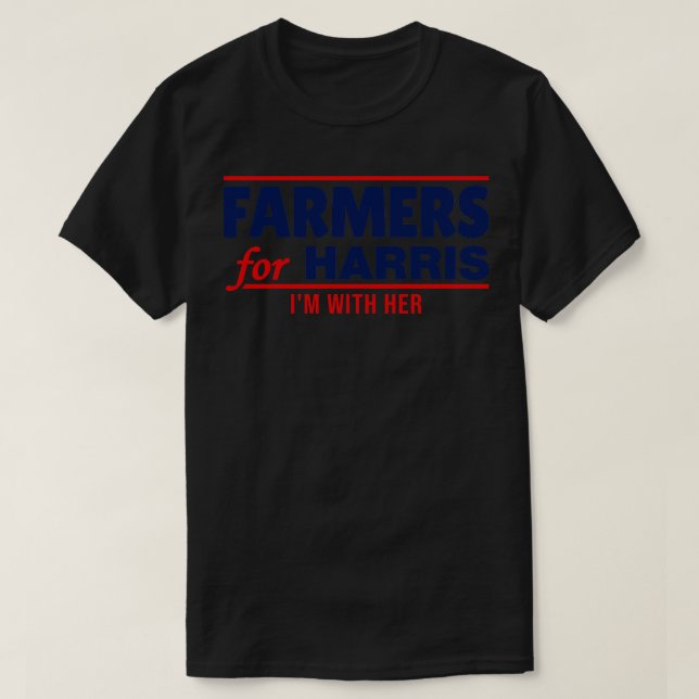 Farmers For Kamala Walz TShirt (Design Front)