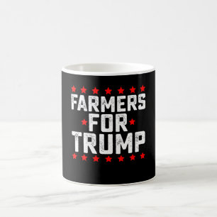 Farmers for Trump Presidential Election Vintage Coffee Mug