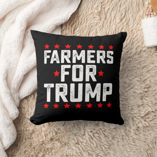 Farmers for Trump Presidential Election Vintage Cushion (Blanket)