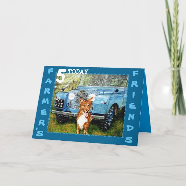 Farmer's Friends Birthday Card (Front)