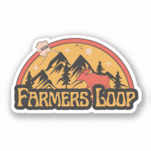 Farmers Loop, Alaska Sticker