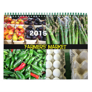 Farmers' Market 2015 calendar
