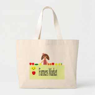Farmers Market 2.0 51Z Large Tote Bag