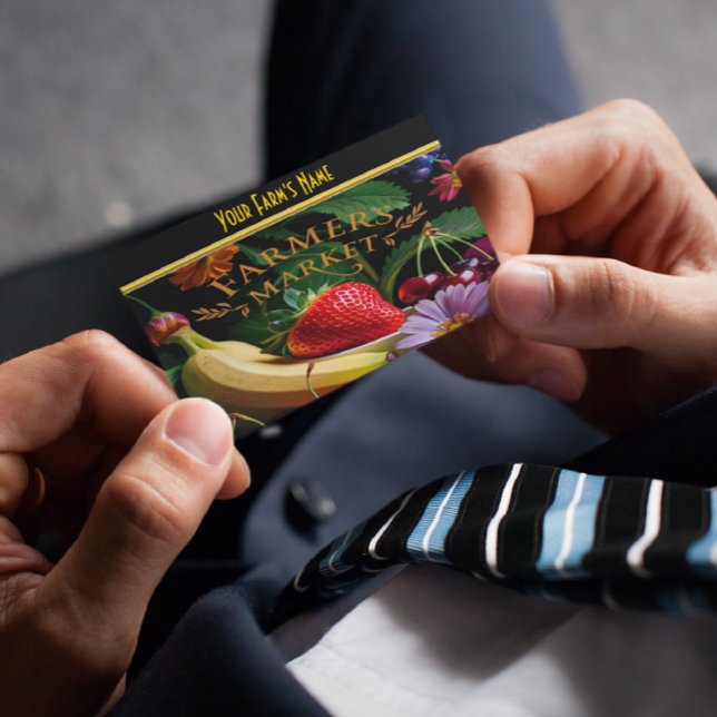 Farmers Market (A) Business Card (Creator Uploaded)