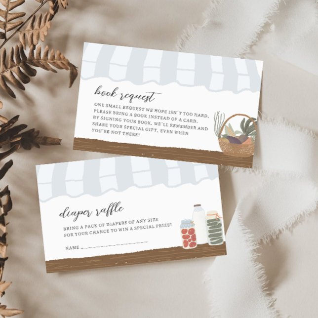 Farmer's Market Baby Book Request Enclosure Card (Creator Uploaded)