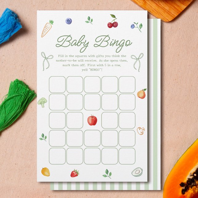 Farmers Market Baby Shower Bingo Game (Creator Uploaded)